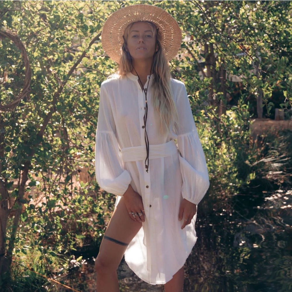 SPARROW ROMANCE SHIRT DRESS NWOT